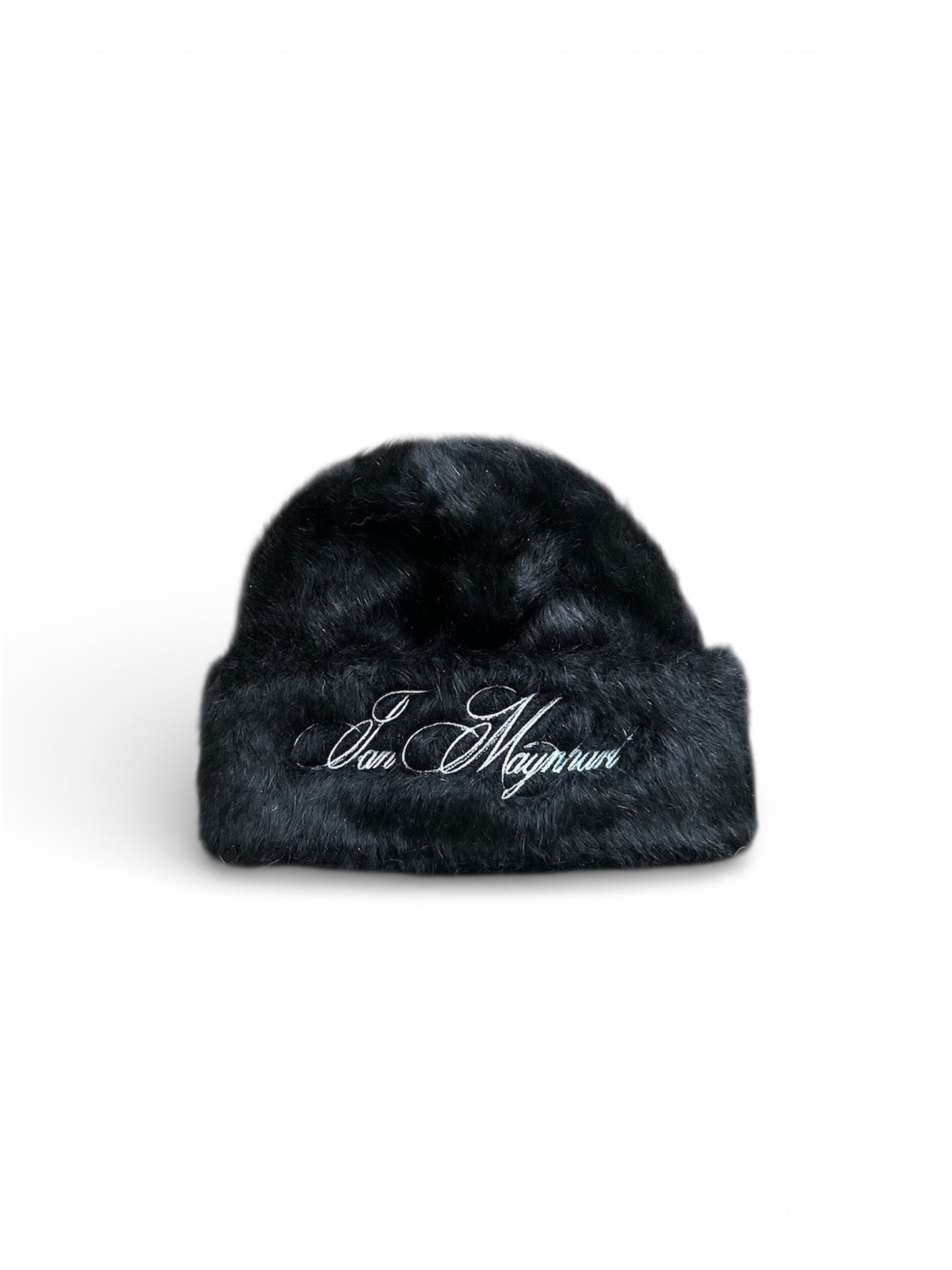 Mink beanie Black