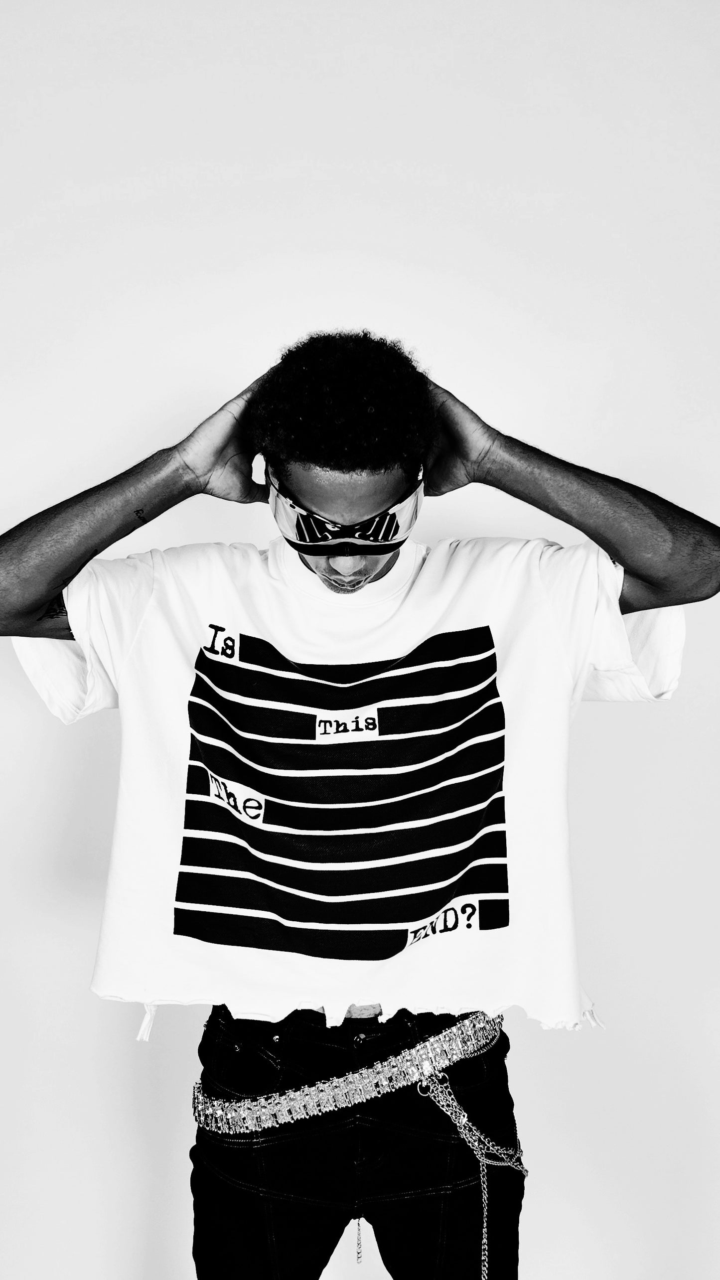 "Is This the End?" Distressed Tee (Charitable drop)