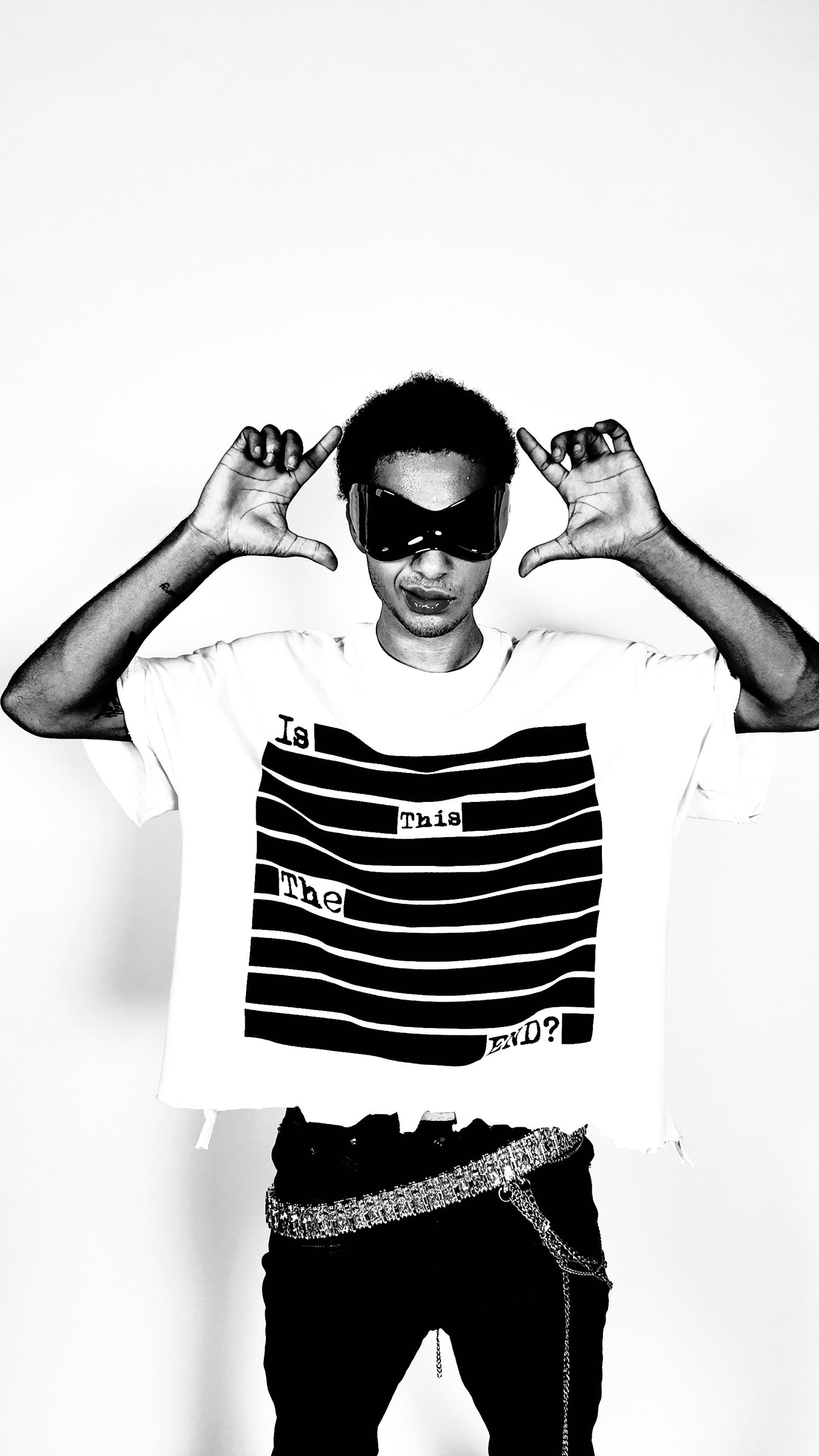 "Is This the End?" Distressed Tee (Charitable drop)