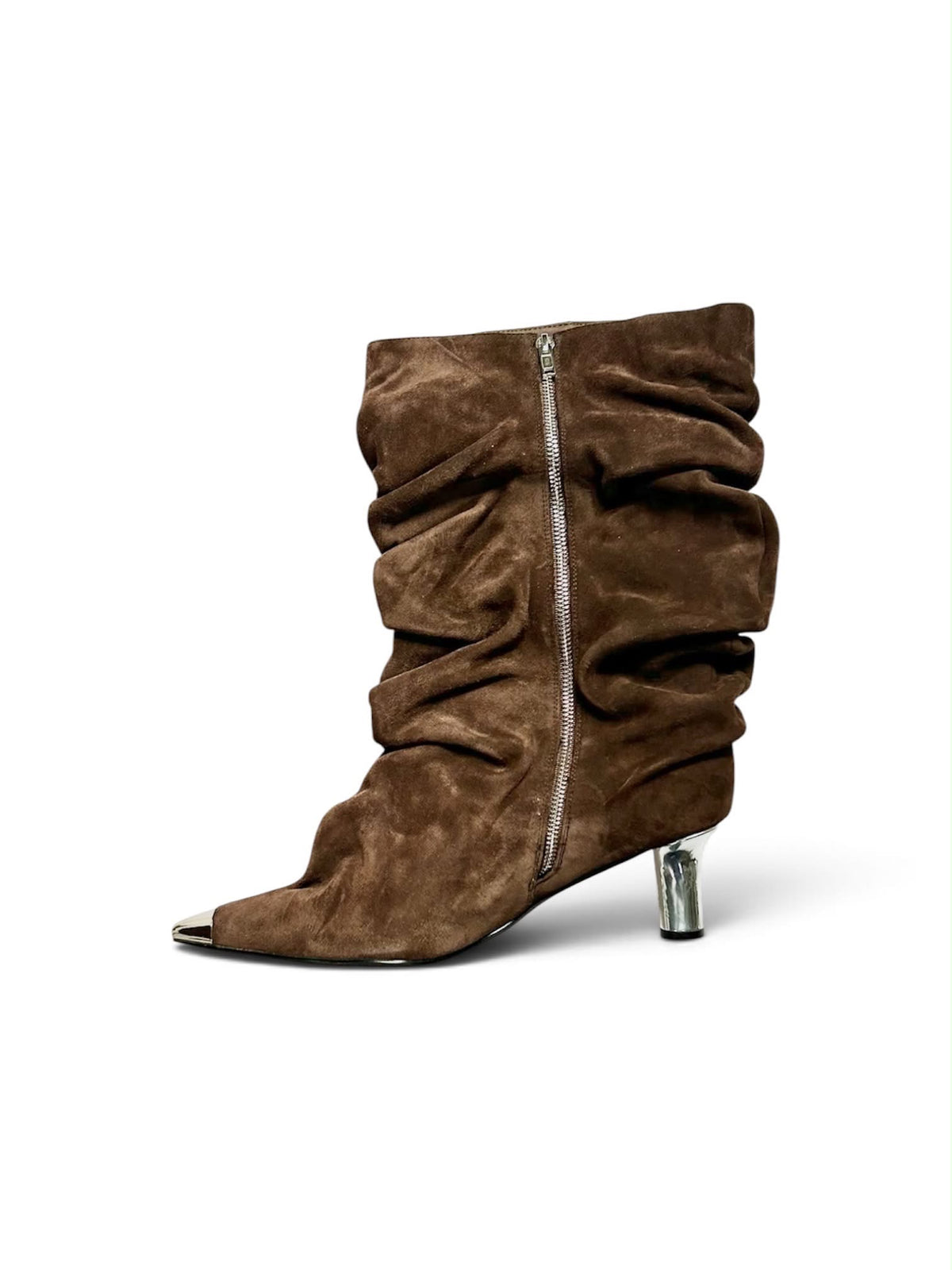 Stos heels, dark brown