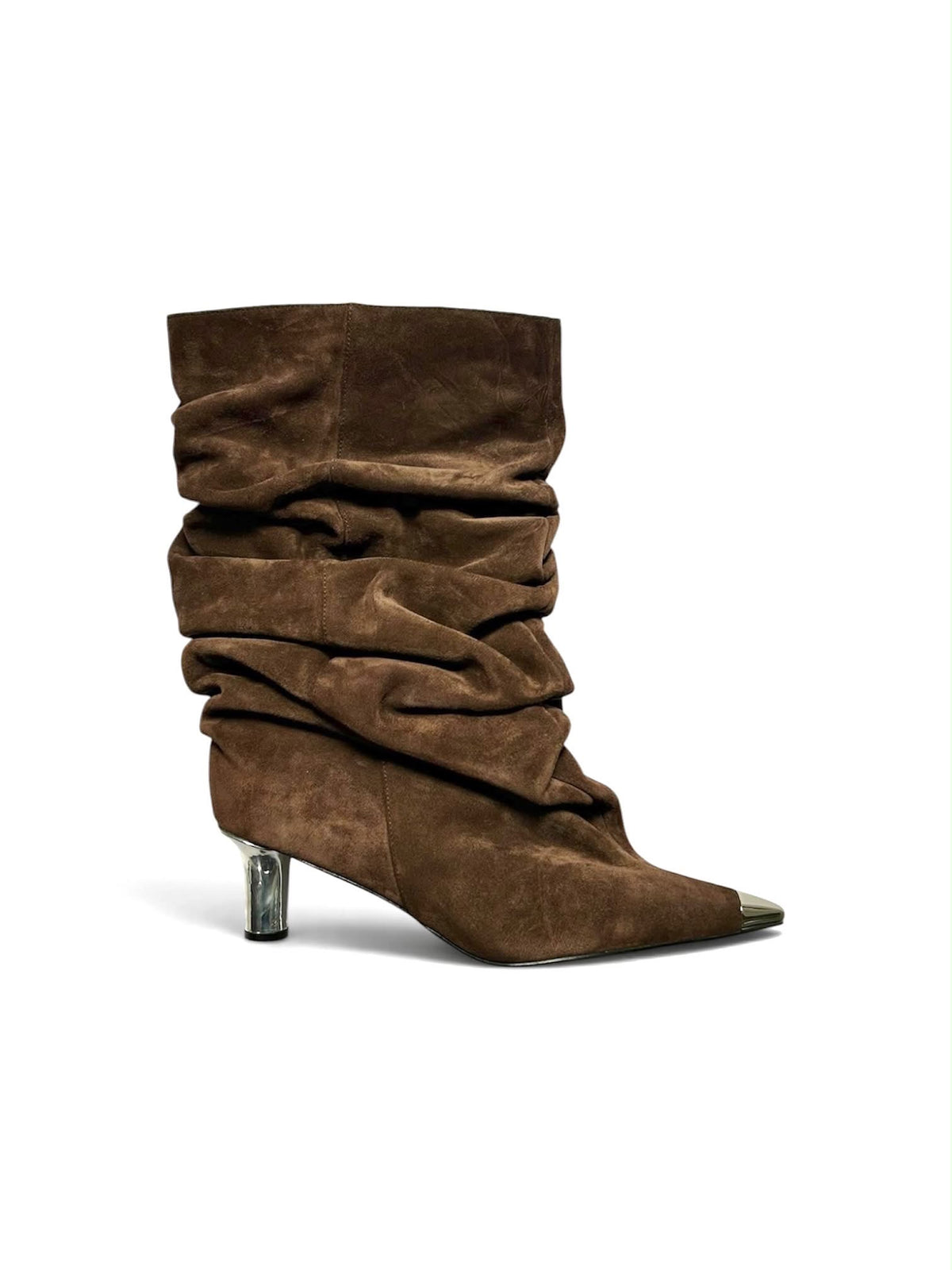 Stos heels, dark brown